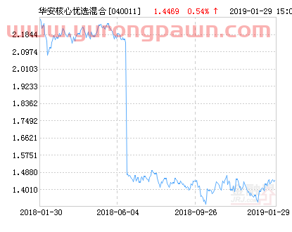 华安核心优选混合基金*净值跌幅达1.95%