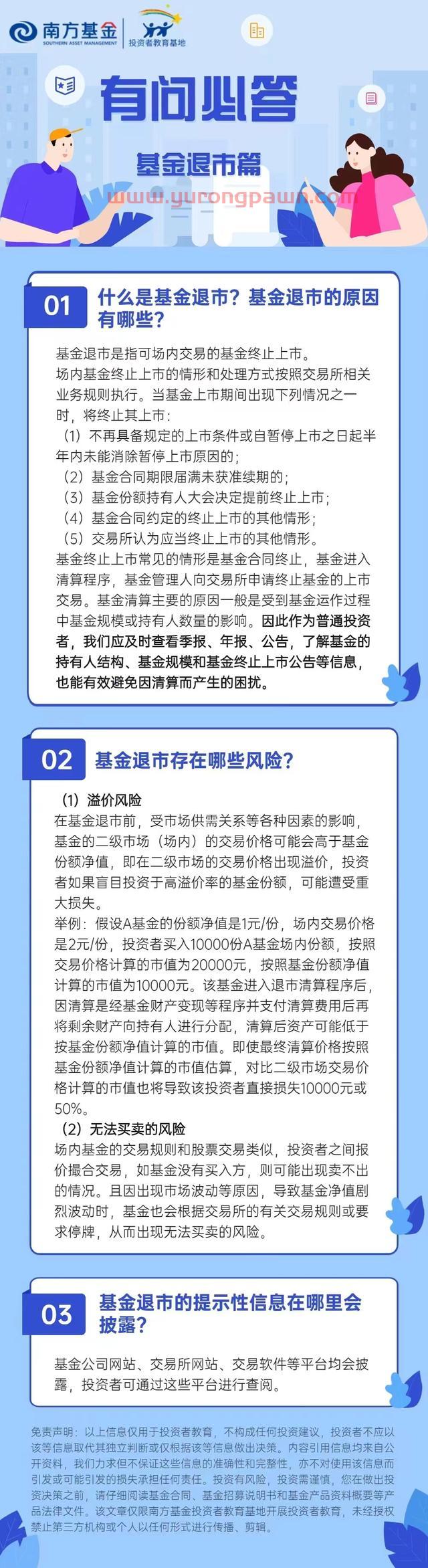 南方基金投资者教育基地：“基金退市”需要注意哪些方面？